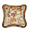 House Of Hackney Velvet Hollyhocks Cushion