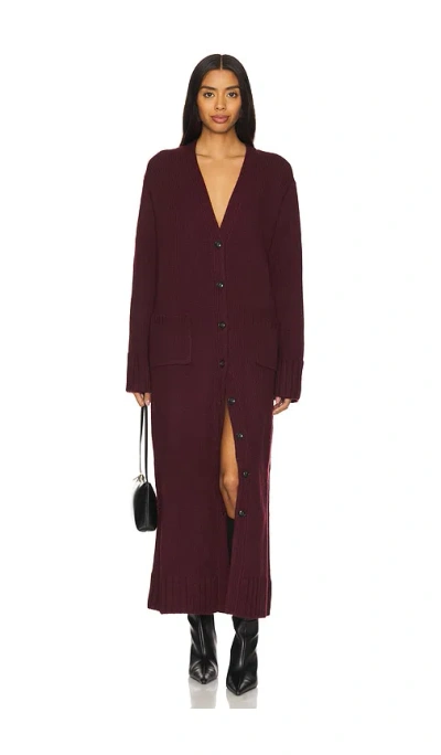 House Of Harlow 1960 Aidan Sweater Dress In Wine