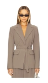 House Of Harlow 1960 Anderson Blazer In Taupe