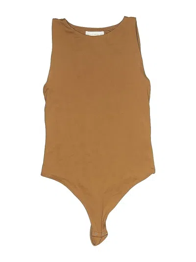 Pre-owned House Of Harlow 1960 Bodysuit In Brown