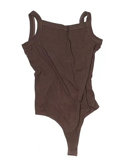 Pre-owned House Of Harlow 1960 Bodysuit In Brown