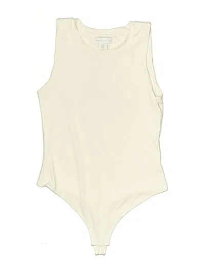 Pre-owned House Of Harlow 1960 Bodysuit In Ivory