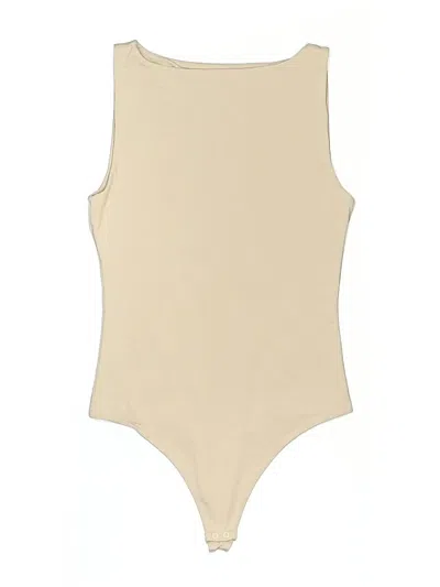 Pre-owned House Of Harlow 1960 Bodysuit In Tan