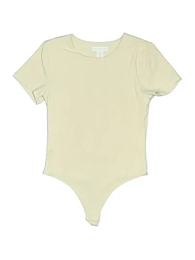 Pre-owned House Of Harlow 1960 Bodysuit In Yellow