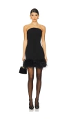 House Of Harlow 1960 Carmen Mini Dress In Black
