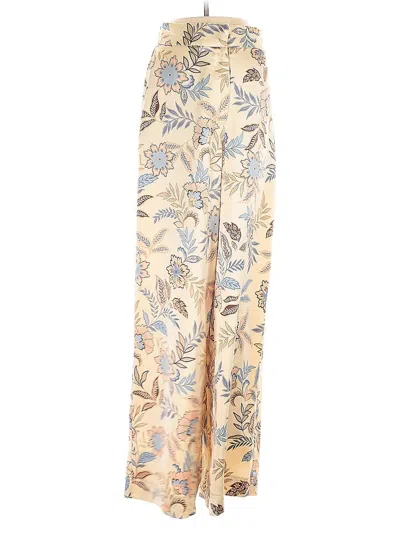 Pre-owned House Of Harlow 1960 Casual Pants In Gold