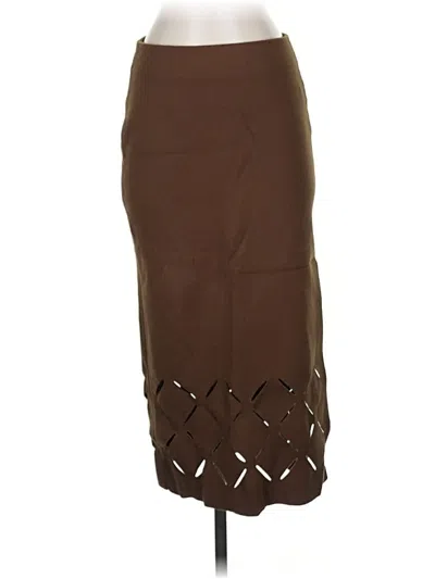 Pre-owned House Of Harlow 1960 Casual Skirt In Brown