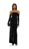 House Of Harlow 1960 Cici Maxi Dress In Black
