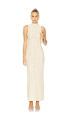 House Of Harlow 1960 Claudina Maxi Dress In Ivory