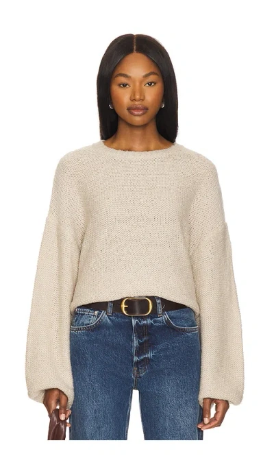 House Of Harlow 1960 Cornea Crewneck In Beige