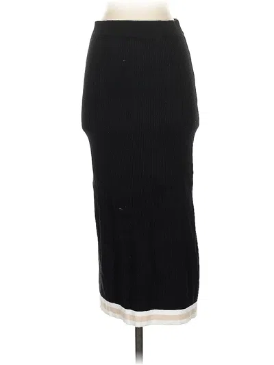 Pre-owned House Of Harlow 1960 Formal Skirt In Black