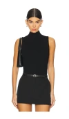 House Of Harlow 1960 Gabriela Bodysuit In Black