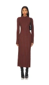House Of Harlow 1960 Gabrielle Maxi Dress In 브라운
