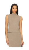 House Of Harlow 1960 Lexley Sleeveless Sweater In Brown