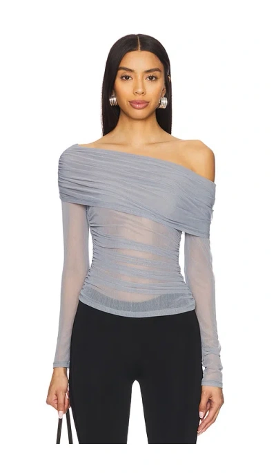 House Of Harlow 1960 Odella Top In Blue