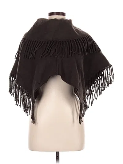 Pre-owned House Of Harlow 1960 Poncho In Black