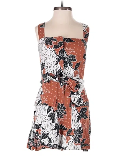 Pre-owned House Of Harlow 1960 Romper In Orange