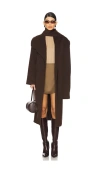 House Of Harlow 1960 Simran Coat In 深棕色