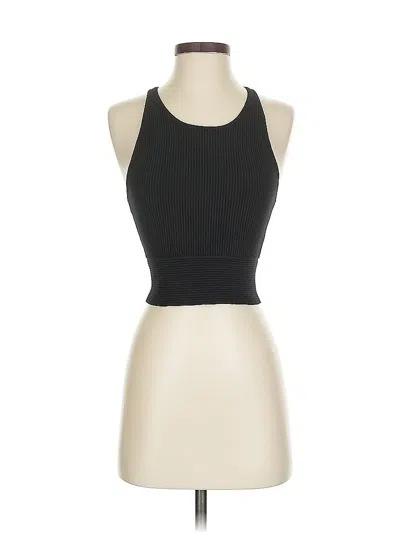 Pre-owned House Of Harlow 1960 Sleeveless Top Black Halter Neckline Tops