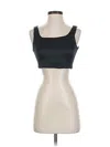 House Of Harlow 1960 Sleeveless Top Black Sweetheart Neckline Tops In Black