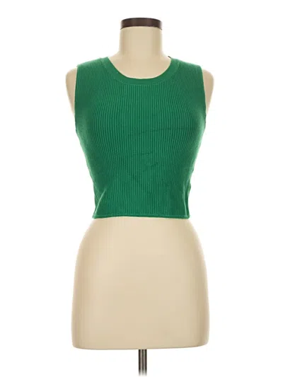 Pre-owned House Of Harlow 1960 Sweater Vest In Green