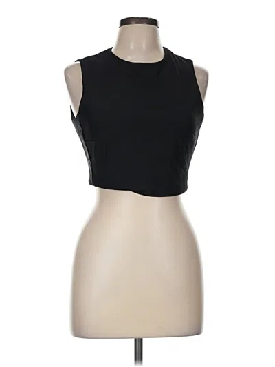 Pre-owned House Of Harlow 1960 Tank Top Black Halter Neckline Tops