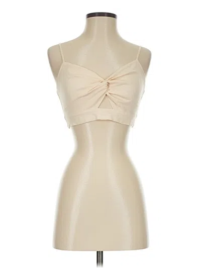 Pre-owned House Of Harlow 1960 Tank Top Ivory Strapless Neckline Tops