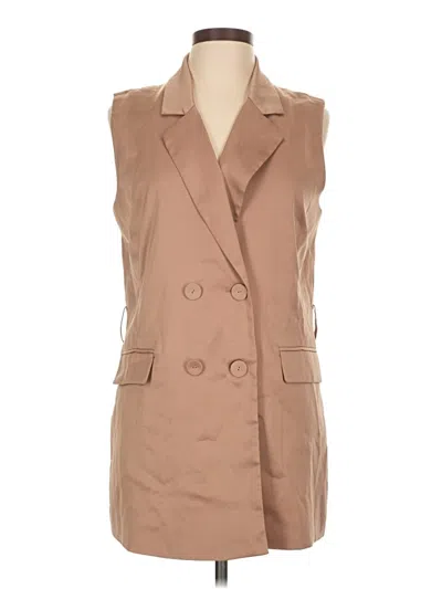 Pre-owned House Of Harlow 1960 Vest In Tan