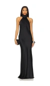 House Of Harlow 1960 X Revolve Astra Gown In Black