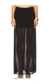 House Of Harlow 1960 X Revolve Cameron Maxi Skirt In Black
