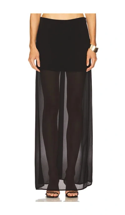 House Of Harlow 1960 X Revolve Cameron Maxi Skirt In Black