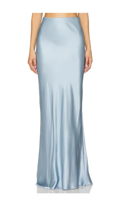 House Of Harlow 1960 X Revolve Charlene Maxi Skirt In 烟蓝色