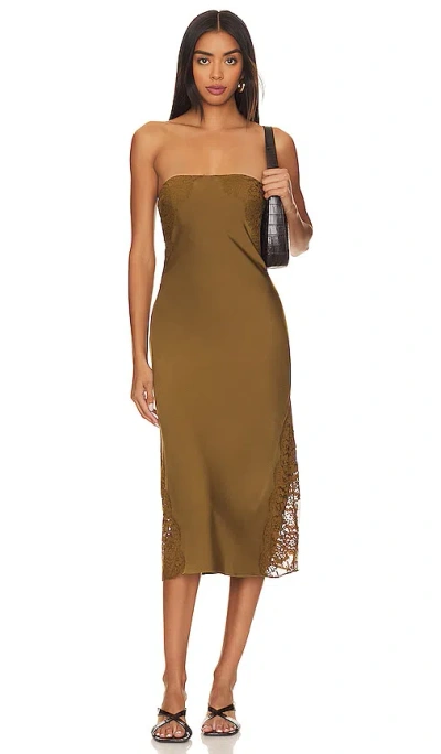 House Of Harlow 1960 X Revolve Francisca Midi Dress In Olive