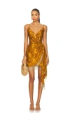 House Of Harlow 1960 X Revolve Gema Mini Dress In Brown