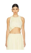 House Of Harlow 1960 X Revolve Lana Top In Yellow