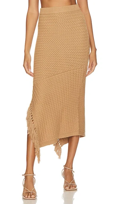 House Of Harlow 1960 X Revolve Lilja Maxi Skirt In Camel
