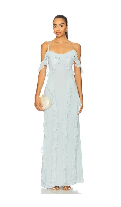House Of Harlow 1960 X Revolve Mandy Gown In Blue