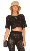 House Of Harlow 1960 X Revolve Mardee Crop Top In Black