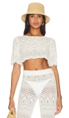 House Of Harlow 1960 Oberteil Mardee In Ivory