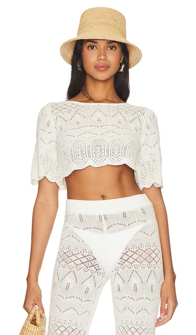 House Of Harlow 1960 Oberteil Mardee In Ivory