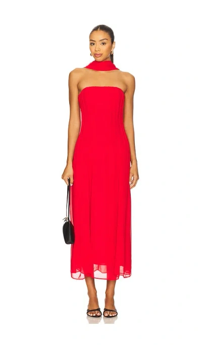 House Of Harlow 1960 X Revolve Nikki Midi Dress In Red