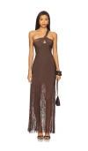 House Of Harlow 1960 X Revolve Perlita Maxi Dress In Brown