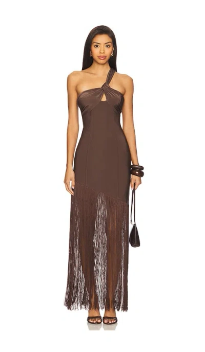 House Of Harlow 1960 X Revolve Perlita Maxi Dress In Brown