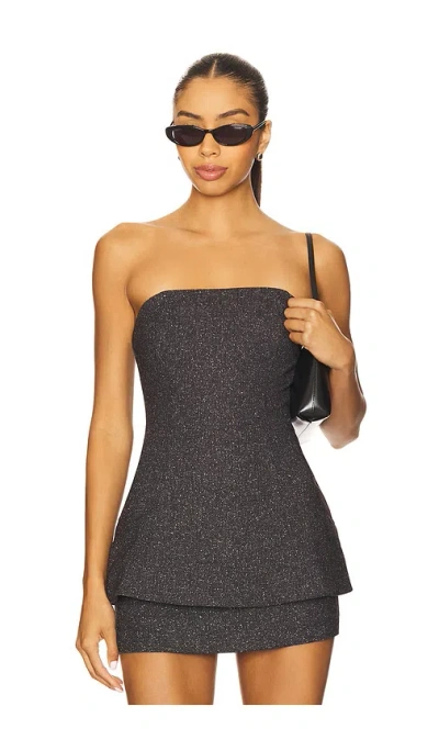 House Of Harlow 1960 X Revolve Samia Top In Gray