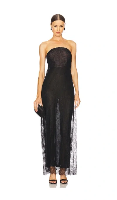 House Of Harlow 1960 X Revolve Solene Maxi Dress In Black