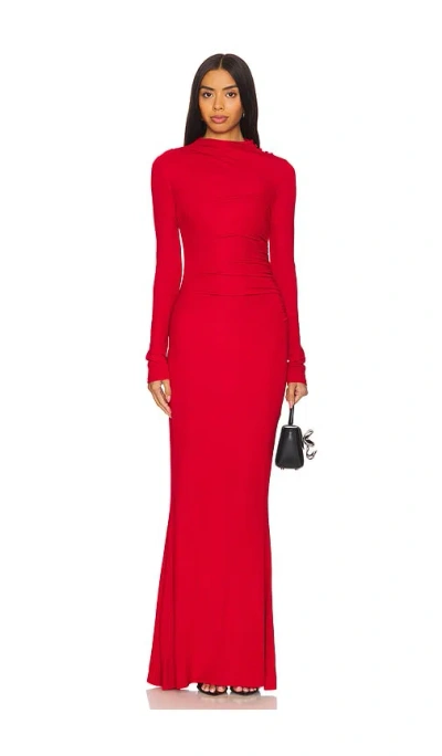 House Of Harlow 1960 X Revolve Suki Gown In Red