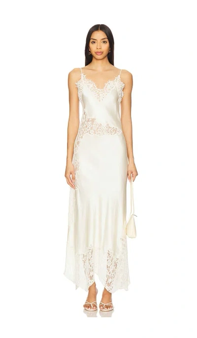 House Of Harlow 1960 X Revolve Waverly Midi Dress In 象牙白