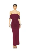 House Of Harlow 1960 X Revolve Whittney Maxi Dress In Burgundy