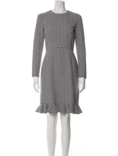 Pre-owned House Of Holland Tweed Pattern Mini Dress In Multi