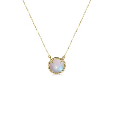 House Of Klara Women's Gold Selene Round Necklace